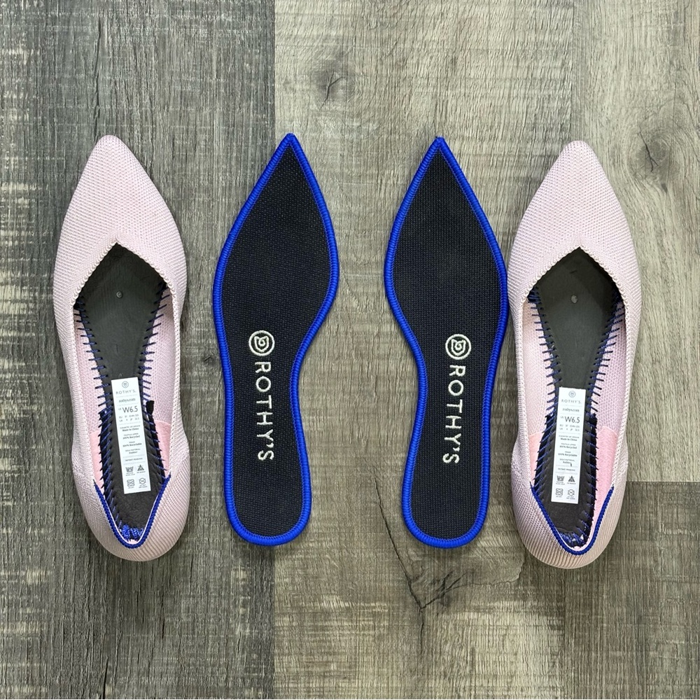 Rothys Petal Pink Solid Point, EUC - Picture 2 of 16